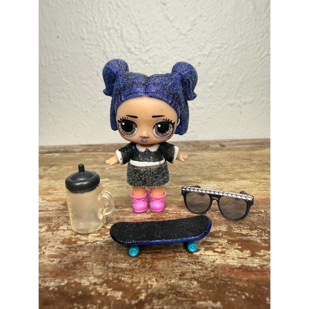 LOL Surprise! Sparkle Series Dusk Doll with Accessories Glitter Blue Hair